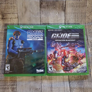 GI Joe Operation Blackout & Rogue Trooper Redux Xbox One Video Game Lot Sealed